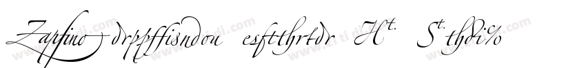 Zapfino Extra X Std字体转换